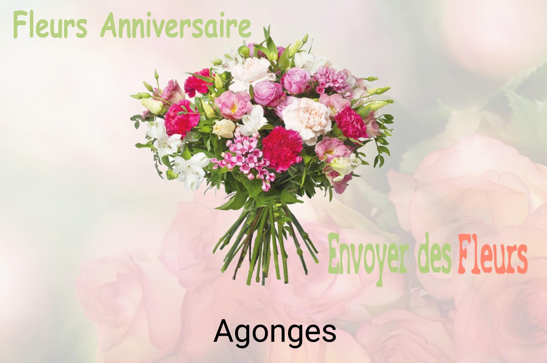 Bouquet de fleurs d’anniversaire livré à Agonges